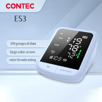 ราคา CONTEC08ES3 Voice Upper Arm Blood Pressure Monitor Broadcasting Digital BP Cuff Machine Automatic NIBP (24319499610)