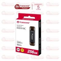 ราคา External SSD smallest 256GB ESD310C Type A and Type C connectors Transcend รับประกัน 5ปี มีใบกำกับภาษี (20106723620)