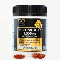 ราคา GO Healthy Royal Jelly 1000mg 10 HDA 12mg 180 Capsules Exp 03 2026 (22021836551)