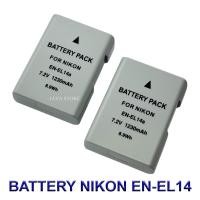 ราคา EN EL14 EN EL14a ENEL14 ENEL14a แบตเตอรี่ แท่นชาร์จ แบตเตอรี่พร้อมแท่นชาร์จสำหรับกล้องนิคอน Battery Charger Battery and Charger For Nikon D3100D3200D3300D3400D3500D5100D5200D5300D5500D5600Df DSLRP7000