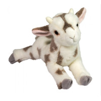 ราคา ตุ๊กตานิ่ม แบรนด์ ดักลาส Douglas ตุ๊กตาแพะสีขาวลายน้ำตาล จีเซล Gisele DLux Goat ขนาด 15 5 นิ้ว (3507124164)