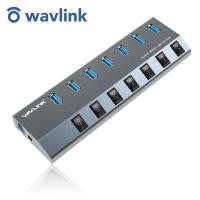 ราคา Wavlink 7 Port USB 3 0 SuperSpeed HUB พร้อมอะแดปเตอร์ 48Wรองรับความเร็วในการถ่ายโอนสูงสุด 5Gbpsสวิตช์เปิด ปิดพร้อมการชาร์จ BC 1 2 ปลั๊กอเมริกา (532102515)