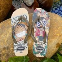 ราคา Havaianas รองเท้าแตะแบบสวมสำหรับผู้ชายและผู้หญิงในช่วงฤดูร้อนกลางแจ้งกันลื่นทนทานต่อการสึกหรอแบบลำลองแฟชั่นชายหาดแบบสวมสบาย (24431407360)