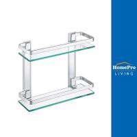 ราคา HomePro ชั้นกระจกติดผนัง 2 ชั้น MOYA A4126B แบรนด์ MOYA (17424374763)