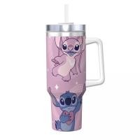 ราคา NVGHI Stitch Angel Miniso Tumbler ที่ตีฟองนมเครื่องดื่มร้อนกระบอกน้ำเก็บรักษาความร้อนแก้วรักษาความร้อนด้วยสแตนเลสพิมพ์ถ้วยแก้วน้ำพกพา JSGHR (24334983943)