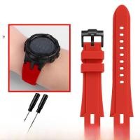 ราคา สายนาฬิกาหนังยางสำหรับ Casio PROTREK รุ่นปีนเขาพร้อมหัวเข็มขัดแบบหมุด สายกลาง (21923514449)