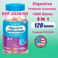 ราคา schiff Digestive Advantage Probiotic Gummy Bear Gummy 120 Gummies daily probiotic survives stomach acid Gummies (15439634835)