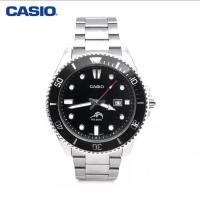 ราคา K LI 100 ของแท้ Casio นาฬิกาข้อมือผู้ชาย สายสแตนเลสหน้าปัดดำ คาสิโอ นาฬิกาแฟชั่นผู้ชาย รุ่น MDV106 1AV มีหลากหลายสไตล์ให้เลือก (16053106237)