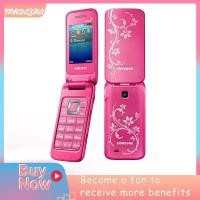 ราคา Original Unlocked SAMSUNG C3520 Mobile Phone Bluetooth FM Radio Flip C3520 Cell Phone (22095264696)