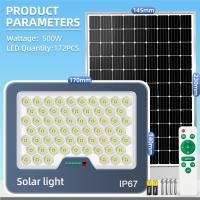 ราคา EEKOO โซล่าเซลล์ 1 แถม 1 3000w 2000w 1000w 500w โคมไฟโซล่าเซลล์ solar light ไฟ led ไฟโซล่าเซล1000wแท้ แผงโซล่าเซลล์ โซล่าเซลไฟบ้าน สปอตไลท IP67 กันน้ำ (23843249023)