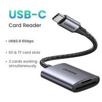 ราคา UGREEN 2 in 1 SD4 0 TF Card Reader 2TB Max USB 3 0 OTG Memory Adapter for MacBook iPad Pro Samsung Huawei Model 15251 (18292659315)