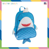 ราคา Stephen joseph กระเป๋าเป้เด็ก ยอดนิยมจากอเมริกา ฟรีสติ๊กเกอร์ติดชื่อ สำหรับเด็กอนุบาลและประถม กระเป๋านักเรียนน่ารัก น้ำหนักเบา ช่องใส่ของกว้าง ใส่สมุดขนาดA4ได้ SIDEKICKS BACKPACK SHARKS23 กระเป๋าสะพาย
