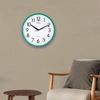 ราคา RHYTHM นาฬิกาติดผนัง นาฬิกาแขวนตัวเลขสามมิติ ขอบสีเขียว 26 ซม CMG716NR05 (23271356756)