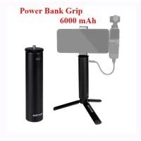 ราคา 6000mAh Power Bank Hand Grip Monopod Handle for Action Cameras and Smartphones (21379618767)