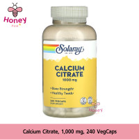 ราคา Solaray Calcium Citrate 1000 mg 240 VegCaps 250 mg per Capsule (22815025974)