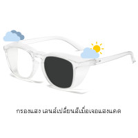 ราคา ALP แว่นกันลมเลนส์ออโต้ ออกแดดเปลี่ยนสี กันฝุ่น แว่นเซฟตี้ กรองแสงสีฟ้า กันUV ชะลอต้อตา รุ่น ALP BB0088 TS (24416707075)