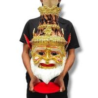 ราคา เศียรบรมครูปู่ฤาษีนารอด ยอดชฎาประดับผ้าลายเสือ งานเรซิ่นเขียนหน้างดงาม ขนาดสามารถครอบศีรษะได้ พร้อมขาตั้งเศียร (19897210328)