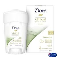 ราคา Dove Clinical Antiperspirant Stick Deodorant Fresh Touch 48g ผลิตภัณฑ์ระงับกลิ่นใต้วงแขนแบบแท่งสติ๊กสูตรพิเศษสำหรับผู้หญิงสินค้านำเข้าจากออสเตรเลีย (18522471163)