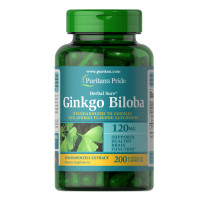 ราคา Ginkgo Biloba 120 mg มี2ขนาดให้เลือกคือ100 200 Capsules ใบแปะก๊วยสกัด (21080945949)