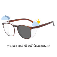 ราคา ALP แว่นกันลมเลนส์ออโต้ ออกแดดเปลี่ยนสี กันฝุ่น แว่นเซฟตี้ กรองแสงสีฟ้า กันUV ชะลอต้อตา รุ่น ALP BB0088 TS (24416707077)