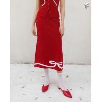 ราคา CUPPA RIBBON Skirt 3 สี กระโปรงยาวไหมพรม ทอลายโบว์ เนื้อผ้านุ่ม ใส่สบาย เนื้อผ้าทิ้งตัว มีน้ำหนัก (23317991218)