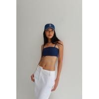 ราคา Toonaughty Oslo Crop Top in Dark Denim เสื้อสายเดี่ยวครอป สียีนส์เข้ม (21237642789)