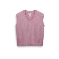 ราคา AIIZ เอ ทู แซด AIIZ เสื้อแขนกุดผู้หญิงผ้าถักทอลายเคเบิล AIIZ Womens Cable Knit V Neck Vest (24421406822)