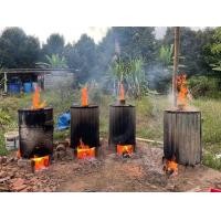 ราคา ถังเผาถ่านไร้ควัน ถังเผาถ่านไส้กลางถอดได้ ได้ครบชุด ขนาด 200 ลิตร (23784046269)