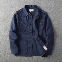 ราคา เสื้อแจ็คเก็ตทหารเวียดนามย้อนยุคสไตล์อเมริกันสำหรับผู้ชายในฤดูใบไม้ร่วง เสื้อคลุมกันฝนแบบทหารมีฮู้ด ทรงหลวม สไตล์เกาหลี (24032025259)