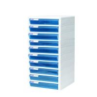 ราคา ตู้เก็บเอกสาร ORCA 10 ชั้น TCB 10 โครงขาวลิ้นชักสี (1205404799)