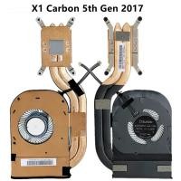 ราคา New Original For Laptop Lenovo ThinkPad X1 Carbon 5th Gen X1 Carbon 6th CPU Cooling Fan Heatsink Radiator Cooler 01YR159 01YU011 (22851079403)