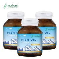 ราคา Fish Oil Omega 3 น้ำมันปลา โอเมก้า 3 พลัส วิตามินอี x 3 ขวด ดีเอชเอ อีพีเอ โมริคามิ Fish Oil Omega 3 Vitamin E DHA EPA Morikami น้ำมันปลานำเข้าจากประเทศไอซ์แลนด์ (15014914457)