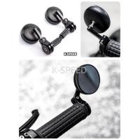 ราคา กระจกปลายแฮนด์ CNC ทรงกลมหลังลาย Rebel 300 500 แบรนด์ Diabolus ส่งจาก K SPEED RB0167 (23160132465)