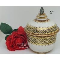 ราคา ถ้วยโถเบญจรงค์ 5 มีฝา ถ้วยเบญจรงค์ โถเบญจรงค์ ถ้วยเซรามิก ของตกแต่งบ้าน ของขวัญ ของฝาก โถใส่กระดูก อัฐิ ลอยอังคาร โกศ (21342009224)