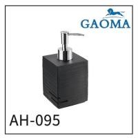 ราคา Gaoma ขวดใส่สบู่เหลว ขวดแชมพูดำ จานสบู่ดำ ที่วางสบู่ดำ Liquid soap dispenser Shampoo dispenser AH 094 095 (19900163023)