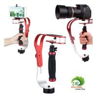 ราคา วิดีโอมือถือไม้กันสั่นสำหรับGoPro iPhone Samsung Huawei Xiaomi Oppo กล้อง DV กล้องวิดีโอที่วางโทรศัพท์ Video Handheld Stabilizer for GoPro iPhone Samsung Huawei Xiaomi Oppo DV Camera Camcorder With Ph