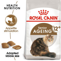 ราคา Royal canin Senior Ageing 12 cat แบบเม็ดและแบบเปียก อาหารเพื่อแมวสูงวัย อายุ 12 ปีขึ้นไป (23836152993)