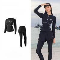 ราคา ชุดว่ายน้ำ Kappa สำหรับผู้หญิง แขนยาว กางเกงขายาว ชุดดำน้ำ ชุดปีนเขา ชุดกระต่าย เสื้อคลุมกันแดด ชุดกระต่าย (22254963217)