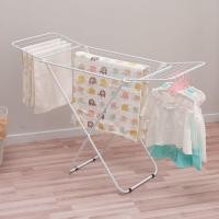 ราคา ราวตากผ้าสแตนเลส ราวตากผ้าพับได้ ราวตากผ้า ที่ตากผ้า clothes rack ยืดได้ ราวตากผ้าสองชั้น clothes drying rack ราวตากผ้าแข็งแรงทนทาน ราวตากผ้าแข็งๆ (23760227685)