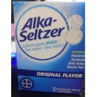 ราคา American Alka Seltzer summed soda effervescent tablets effervescent tablets of weak alkali acid flatulence 72 pieces (23047903576)