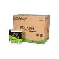 ราคา กระดาษอเนกประสงค์เยื่อกระดาษบริสุทธิ์ พรีเมียร์ ดีลักซ์ หนา 2 ชั้น 2ม้วน Premier Deluxe Kitchen Towel 2Rolls 2Ply 100 Pulp (24357702605)