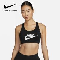ราคา Nike Womens Swoosh Futura Bra Black ไนกี้ สปอร์ตบราผู้หญิง Swoosh Futura สีดำ (19417475597)