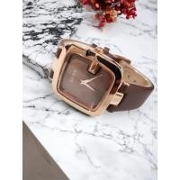 ราคา GUOU แบรนด์แท้ ร้านไทยส่งเร็ว นาฬิกาผู้หญิง สายหนัง (17542230244)