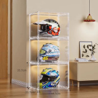 ราคา XMVP กล่องเก็บหมวกกันน็อคมอเตอร์ไซค์ตู้พลาสติกกล่องเก็บของ LEGO กล่องเก็บของเล่นอะคริลิคกล่องเก็บกระเป๋าสวิตช์แม่เหล็กวางซ้อน (23439891617)