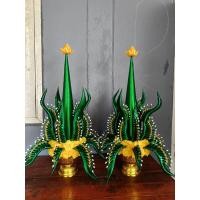 ราคา พานบายศรีเทพ บายศรีพรหม พรหมสูง 65ซม เทพสูง60ซม ราคาต่อ1คู่ (22553527413)