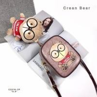 ราคา กระเป๋าสะพายข้าง Phone Bag แบรนด์ Cream Bear แท้ สินค้าคุณภาพพรีเมี่ยม พร้อมส่ง (24262056560)