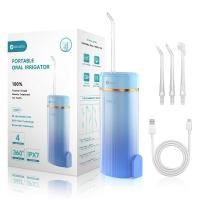 ราคา JAMAY CF500 ไหมขัดฟันพลังน้ำ Water Flosser อุปกรณ์ทำความสะอาดฟันกันน้ำ IPX7 ไหมขัดฟันไฟฟ้าน้ำทำความสะอาดฟันแบบพกพา อากาศจัดฟันแบบชาร์จ Irrigator ปาก (24240449916)