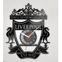 ราคา Creative 3D Vinyl Clock Liverpool Football Team Game Vinyl Record Wall Clock Home Art Decoration Wall Clock Mute LED Seven Color Night Light Gift (22142484418)