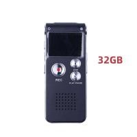 ราคา การบันทึกโทรศัพท์เครื่องอัดเสียงเครื่องบันทึกเสียง8GB 16GB 32GB เครื่องเล่น MP3เสียงเครื่องอัดเสียงดิจิตอลเปิดใช้งาน (20359974602)