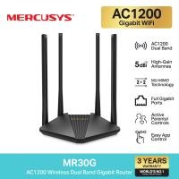 ราคา Mercusys MR30G AC1200 Wireless Dual Band Gigabit Router เราเตอร์ WiFi เร้าเตอร์ไวไฟ ไม่รองรับการใส่ซิม (15847360333)